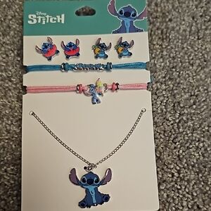 🖤A🔹️ Disney Stitch Kids Jewelry Set